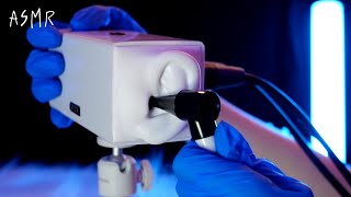 ASMR Eardrum Otoscope Exam | Deep Ear Pressure Sounds + Gloves