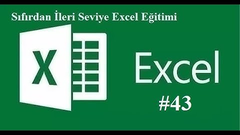#43 Sıfırdan İleri Seviye Excel Eğitimi - UserForm, ToolBox, Buttons, Label, TextBox