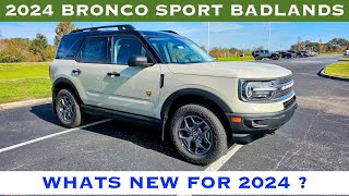 2024 Ford Bronco Sport Badlands 2.0L - POV Test Drive and Full Review - Whats New For 2024 ?