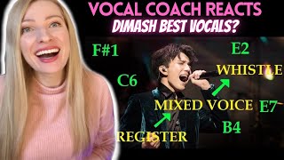 Vocal Coach Reacts: Dimash Kudaibergen SLAYING in EVERY REGISTER!!