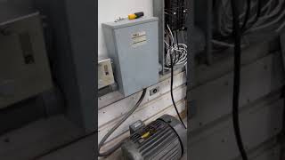 Startup of 10hp Cyclone dust collector