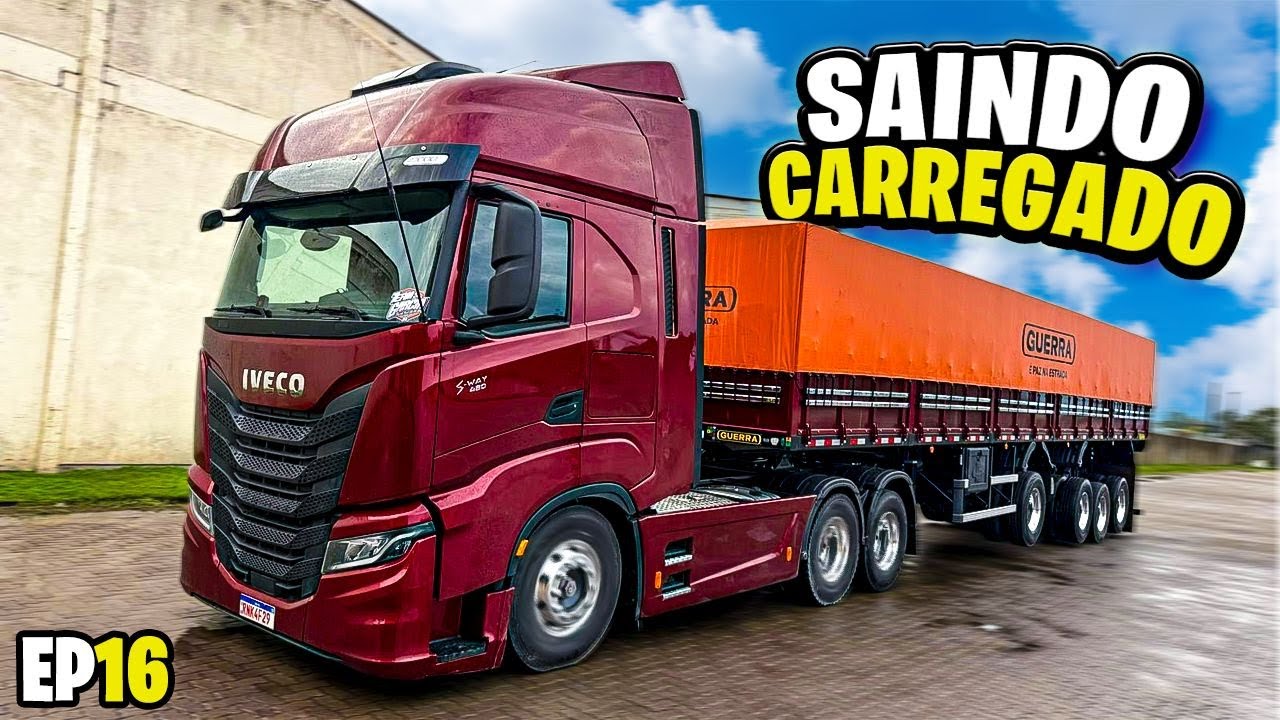 SAINDO CARREGADO DE ARROZ NO IVECO 😱 VAMO ACELERA EP16
