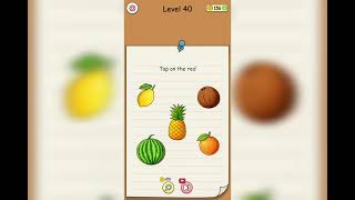 Tricky Brain Puzzle Challenge Level 40 Game Walkthrough