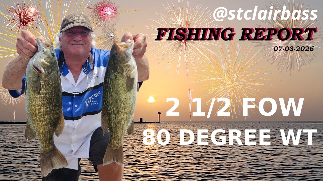 St Clair Bass Fishing Report #10 07 03 2026