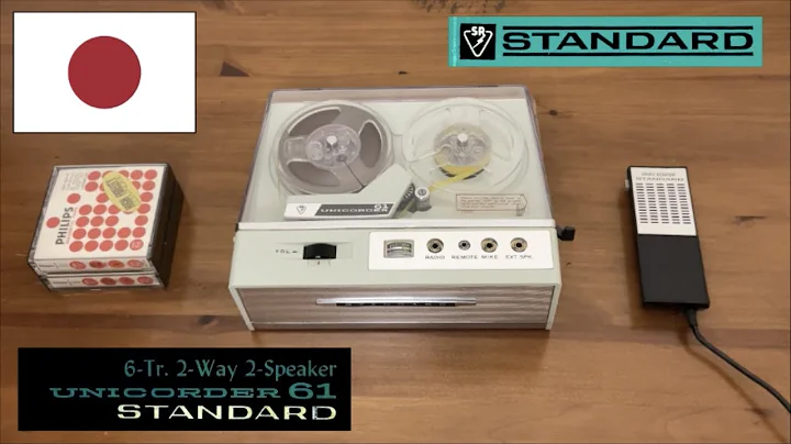 Standard Unicorder 61 SR-F61RT Reel to Reel Tape Recorder