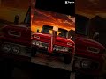 Sunset + Classic Red Chevy = Perfection ❤️‍🔥”#ClassicTruck #ChevyTruck #VintageChevy #RedTruck