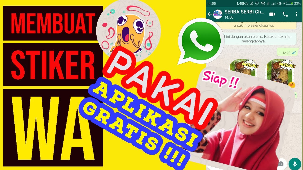 Cara Membuat STIKER  WHATSAPP  di Android Dengan Foto Kita 