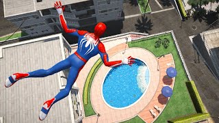 GTA 5 Water Ragdolls | SPIDERMAN Jumps/Fails ep.5 [Euphoria physics | Funny Moments]