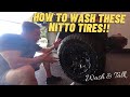 How to Detail the Nitto Terra Grappler Tires on my Jeep Gladiator Mojave!! | Wash &amp;Talk