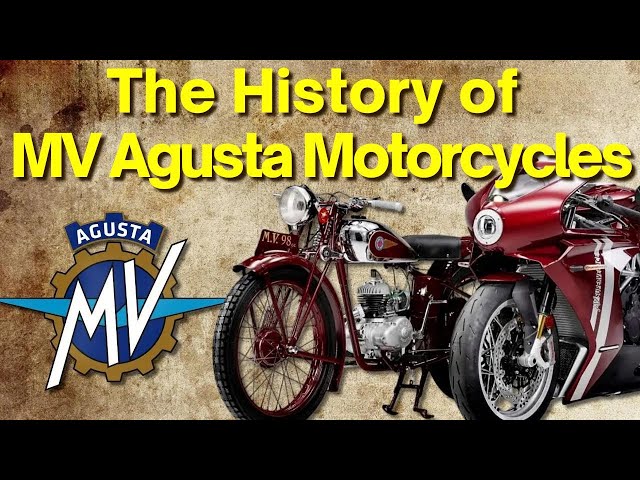The Story of MV Agusta Motorcycles - YouTube