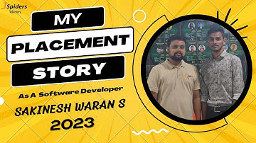 Student Placement Story as Software Developer | JSpiders | Velachery Chennai