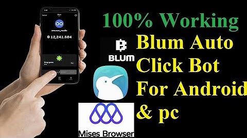 BLUM AUTO CLICKER BOT FOR ANDROID & PC || BLUM Airdrop Earning Bot 100% Working || Blum Auto Clicker