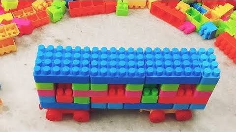 Satisfying DIY Bus ASMR/ Building  blocks /block game /Lego building fun#asmr#buildingblocks#lego