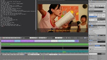 Blender VSE - Subtitling with 