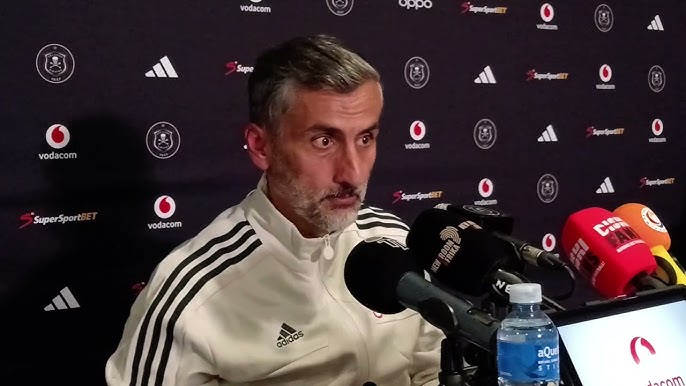Coach José Riveiro after Orlando Pirates won 8-1 against Marumo Gallants - YouTube