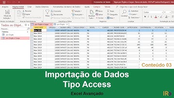 Importação de Dados do Access