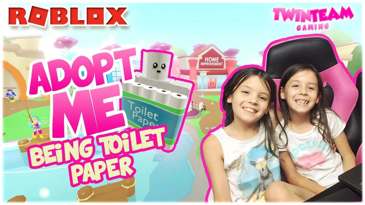 Playing Adopt Me As Toilet Paper!! ������������������ - YouTube