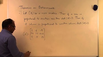 Chapter 04.04: Lesson: Theorems on Determinants: Part 2 of 4