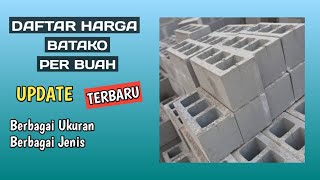 Harga Batako per Biji