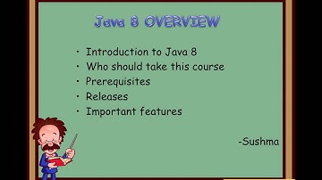 Java 8 overview 2016