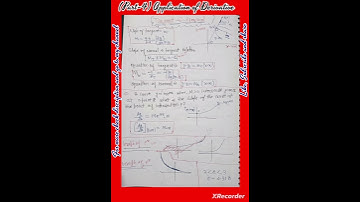 (Part -4) Application of derivative #derivatives #application #maths #youtubeshorts #shorts #short