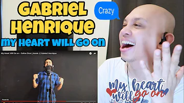 My Heart Will Go on - Celine Dion (Jessie J) Gabriel Henrique | REACTION