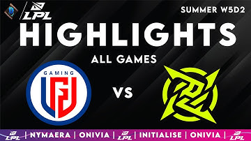 LGD vs NIP Highlights ALL GAMES — LPL 2025 Split 3 — LGD Gaming vs Ninjas in Pyjamas by Onivia