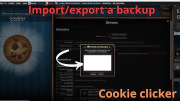 TUTORIAL HOW TO IMPORT OR EXPORT A BACKUP TO COOKIE CLICKER PC Backup SAVE