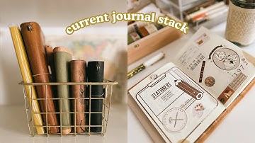 My Current Journal Stack: Traveler