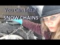 How To Install Snow Chains - Quick Tips To Help You Drive Safely In Winter Weather