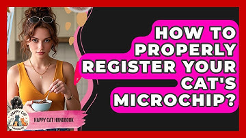 How To Properly Register Your Cat