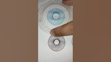How many rotations did the pen make in total ?#shorts #spirograph