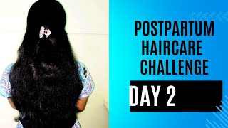 Postpartum Hair Growth Challange DAY 2