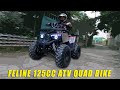 ATV QUAD BIKE FELINE 125 CC | UNBOXING AND ASSEMBLING | QUAD BIKE IN INDIA