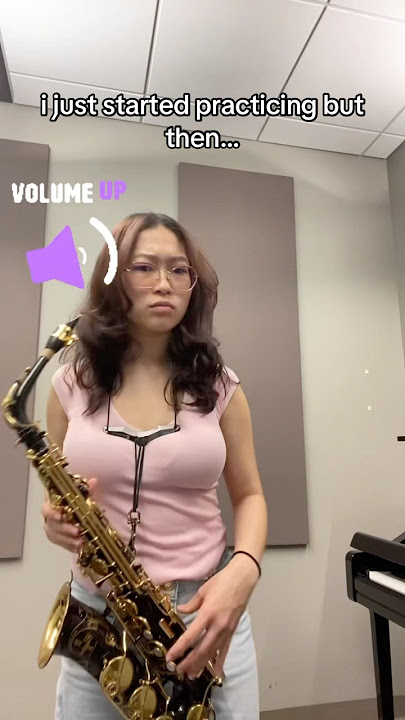 volume all the way up!! #musicmajor #musicians #musician #saxophone #saxplayer #bandkids #music