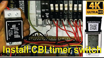 How to install and program the CBI QAT-TRDM timer switch- detailed