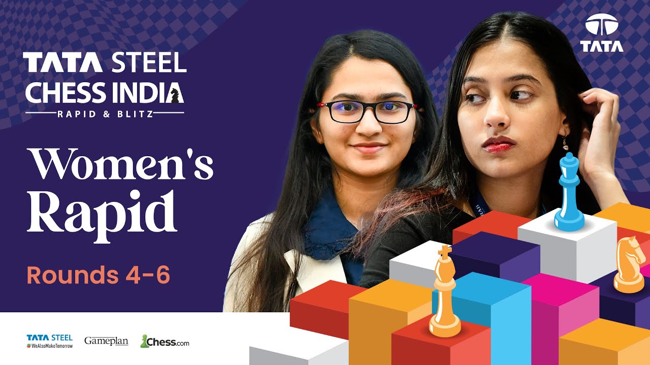 Vaishali clinches Tata Steel Chess India 2022 Women Blitz convincingly,  Harika third - ChessBase India