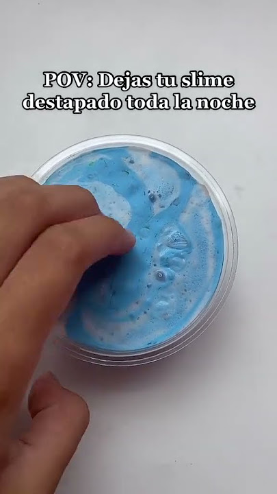 Pov: dejas tu slime destapado toda la noche #shorts