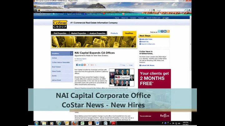 NAI Capital Press Alerts APRIL 2012