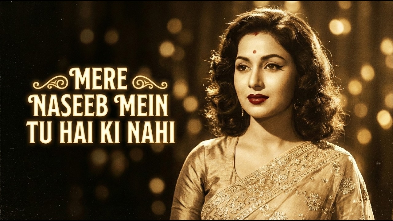 Mere Naseeb mein Tu Hai | Old Hindi Romantic Song | Heart Touching 60s-70s Vibe Love Song Duet Lofi