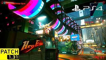 CYBERPUNK 2077 NEW UPDATE 1.31 PATCH - PS4 Slim Gameplay Test & Performance Part 1