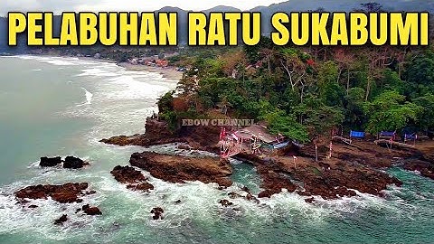 Video Drone Pelabuhan Ratu Sukabumi Jawa Barat | SJRC F11S 4K PRO | Suara Ombak dan Suling Sunda
