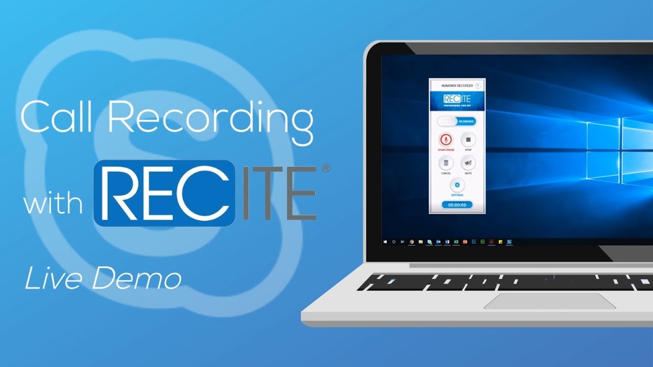 Call recording with RECITE: Live Demo - YouTube