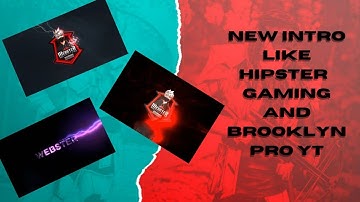 New intro like Hipster Gaming and Brooklyn pro |#MALAYALAM |#FFKYC | #MINECRAFT