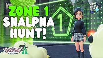 🔴 SHINY HUNTING EVERY ALPHA IN WILD ZONE ONE | POKEMON LEGENDS Z-A WITH THE SHINY CHARM! #shorts