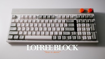 LOFREE BLOCK + sound tests