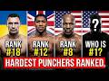 Hardest Punch Comparison: 50 Boxers &amp; Countries