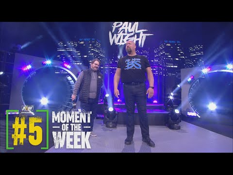 Paul Wight Makes Some Big Promises in His AEW Debut | AEW Dynamite