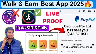 Best Walk &amp; Earn App 2025 🔥 New PayPal Cash Earning App 2025 | PayPal Earning apps 2025