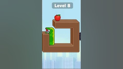 Snake Puzzle Slither to Eat Level 8 | snake puzzle level 8 #Shorts